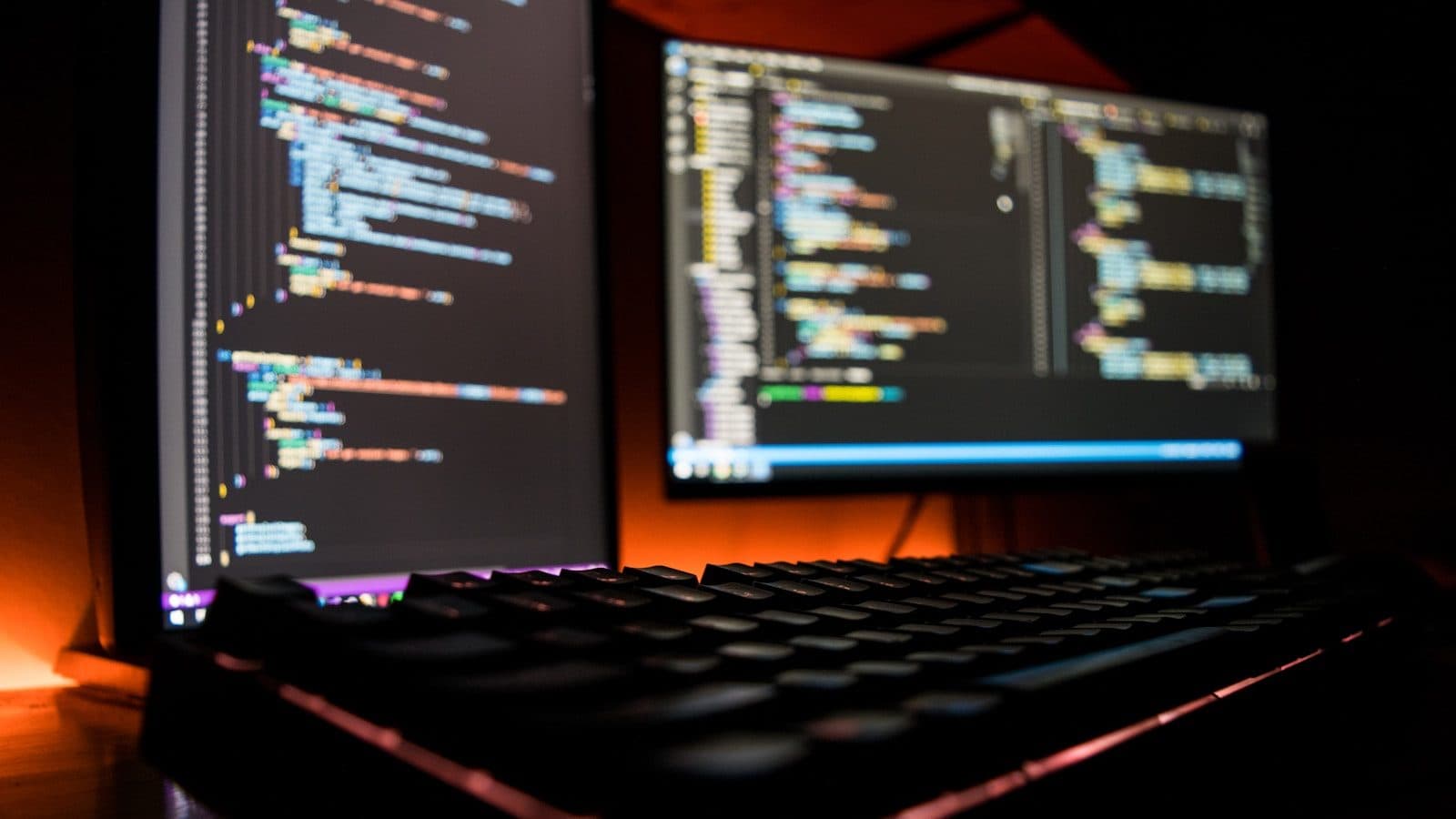 Code on screen mid-build — the part clients see least and pay for most, which is exactly why the process around it has to be visible