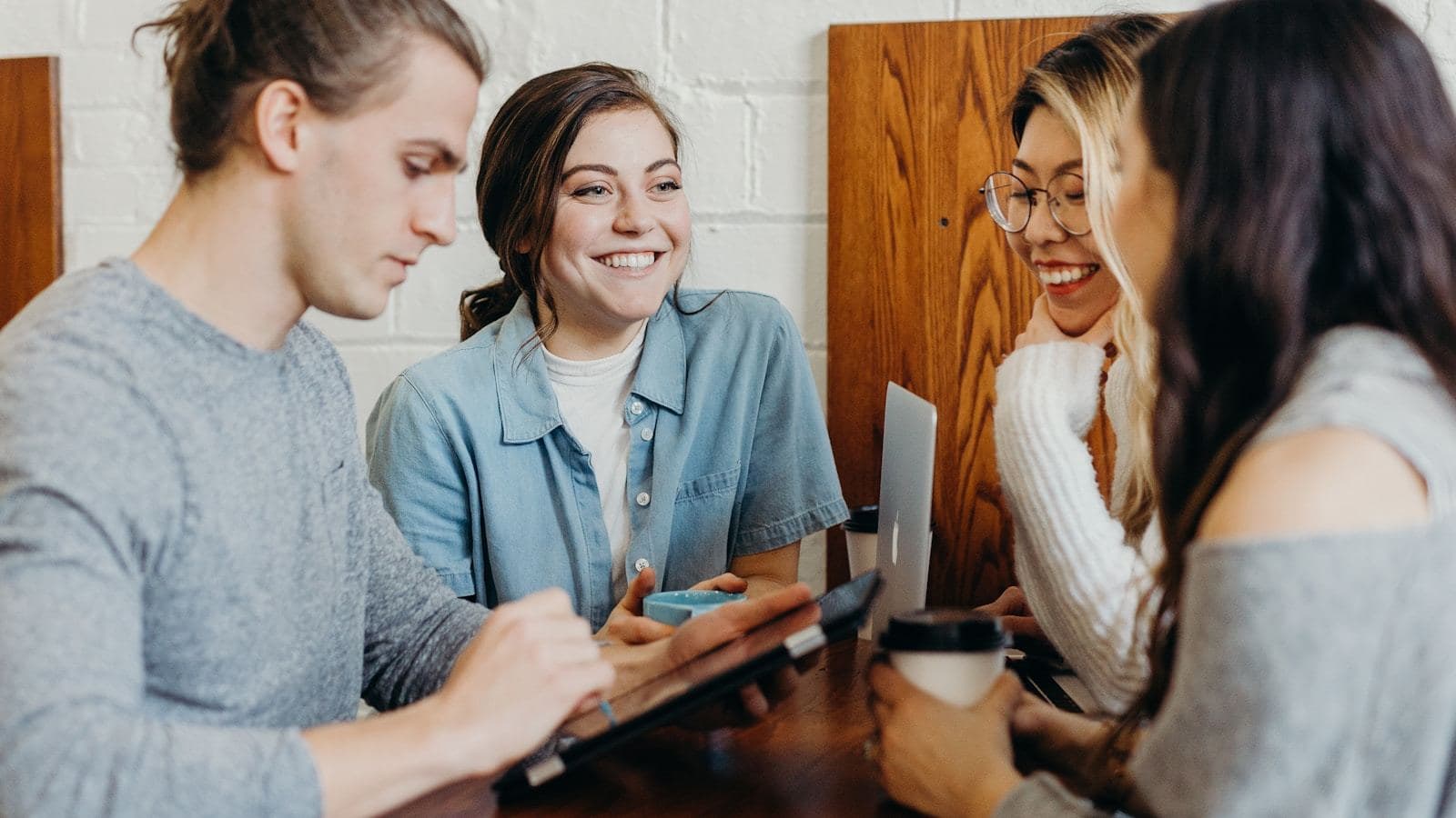 Two people working through a project together — the best predictor of a good outcome is a single accountable person who understands the business